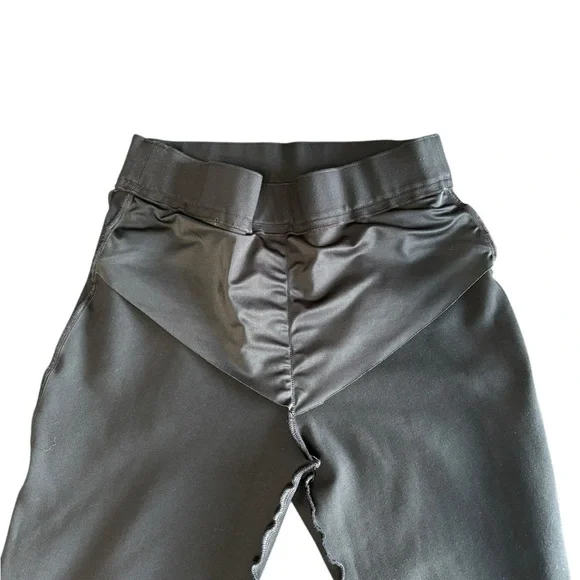 Women's Slim Straight Pants Pull On Faux Pockets Spanx Black Size Large - Picture 8 of 11